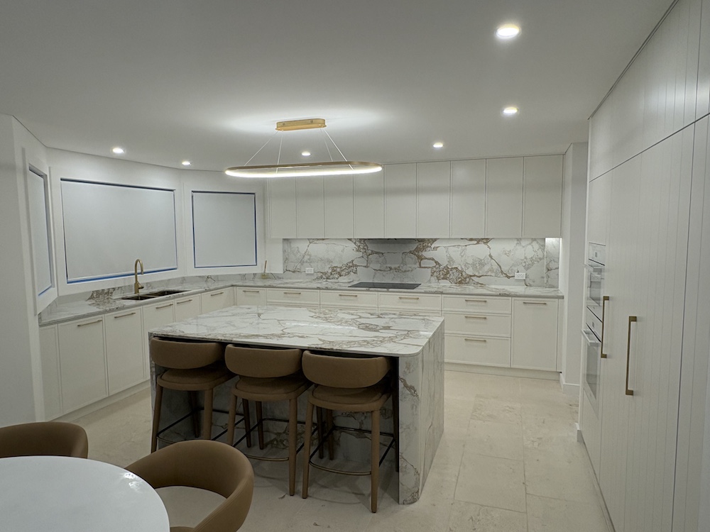 Kitchen renovation Mosman slim shaker door